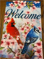 12 x 18  Double Sided Garden Sign Flag  Blue Bird