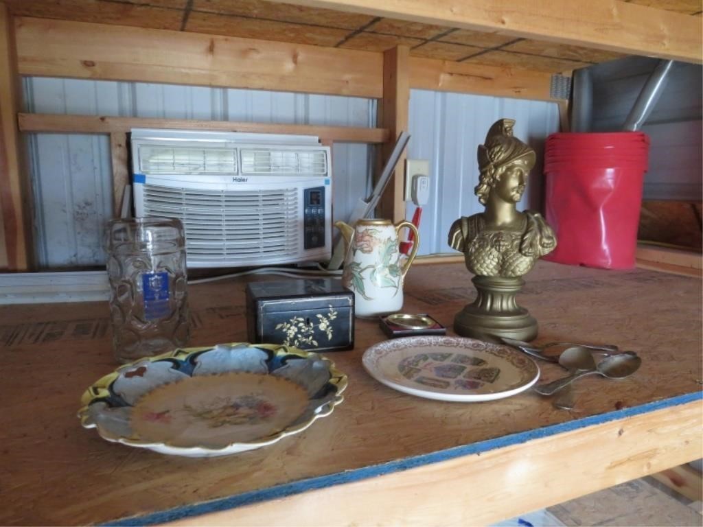 Jewelry Box, Plates/Spoons, Mug, Tea Pot  & Decor