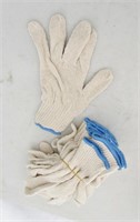 5 pair Knit Work Gloves