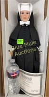 Sister of Christian Charity in box Nun Doll