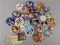 Vintage Variety Of Collectable Pinbacks & More!