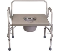 DMI Drop-Arm Commode, Heavy Duty