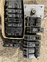 Circuit Breakers (new) and photo switch