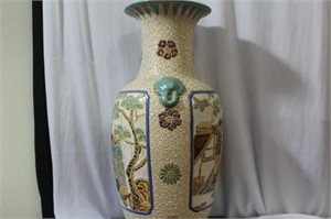 A Chinese/Oriental Pottery Vase