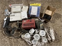 Box of Misc Electrical Parts