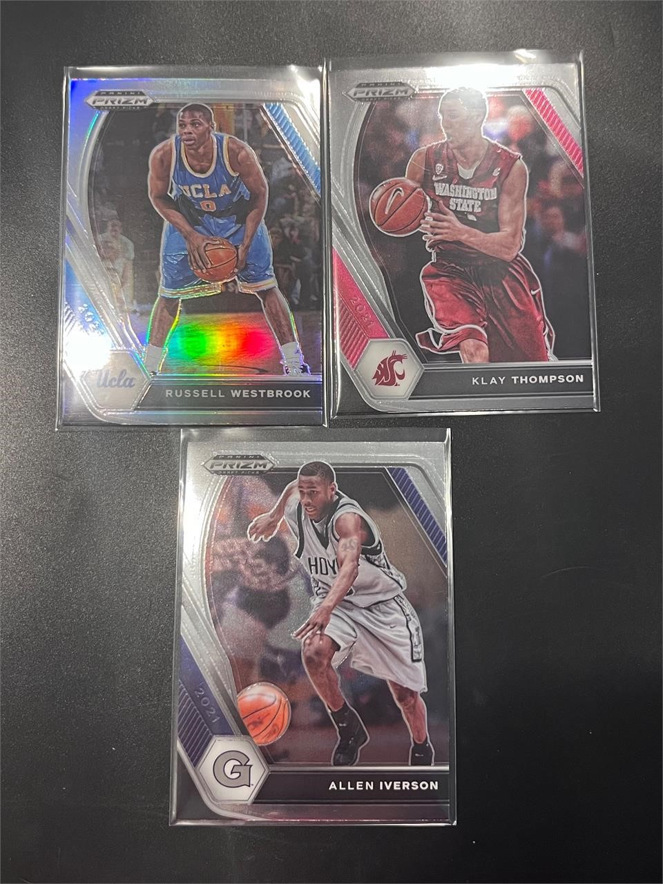 Prizm Draft Westbrook Silver, Klay, Iverson,