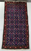 Antique Mahal Persian Oriental Rug