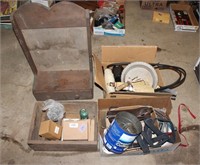 Lot Wooden Box, Misc, etc