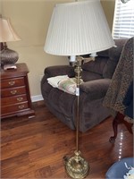 Brass floor lamp