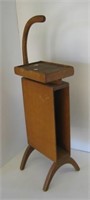 Vintage mid century telephone stand with shelf to