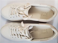 Womens Morrison Fabric Low Top Lace Up  White Leat