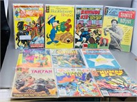 10- vintage comics, assorted