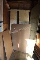 Sheets of Plywood & 1/4" Hard Board
