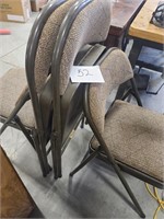 Metal Folding Chairs (4)