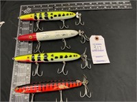 Three (3) Amazon Ripper Lures, One (1) Unmarked
