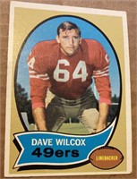 1970 Topps Football Hall of Famer DAVE WILCOX