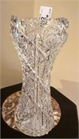 Cut Glass Vase