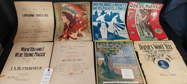 16 pcs of Sheet Music