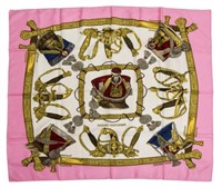 HERMES SILK SCARF, 'GRAND UNIFORME' PATTERN