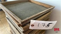 Forage and Grass Seed Grading Screens 47pcs