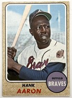 1968 Topps Hank Aaron Baseball Card