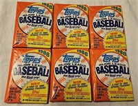 6 Packs of 1988 Topps Baseball Cards