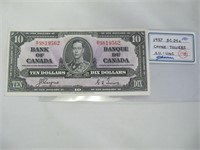 1937 UNCIRCULATED $10