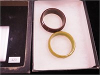 Two bangle bracelets
