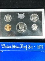 1972 US Proof Set Black Case Original Box