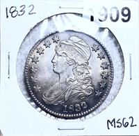 1832 Capped Bust Half Dollar UNCIRCULATED