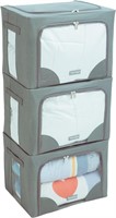 Foldable Storage Box  Clear Window  Oxford