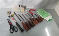 Lot of Miscellaneous Tools  etc- 7 Wood