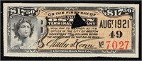1921 Boston Terminal Company $17.50 Note Grades Ch