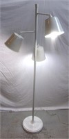 Metal floor lamp.