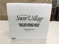 Dept. 56 Snow Village boulder Springs House