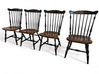 4 Vintage Hitchcock Dining Chairs