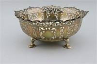 English Sterling Silver Footed Bowl