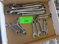 Snap-on Box End Wrenches (8) 17mm, 21mm, 5/8, 18mm