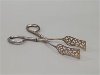 Silver Plate Pastry Tongs