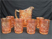 7 Pc. Imperial Marigold Robin Water Set