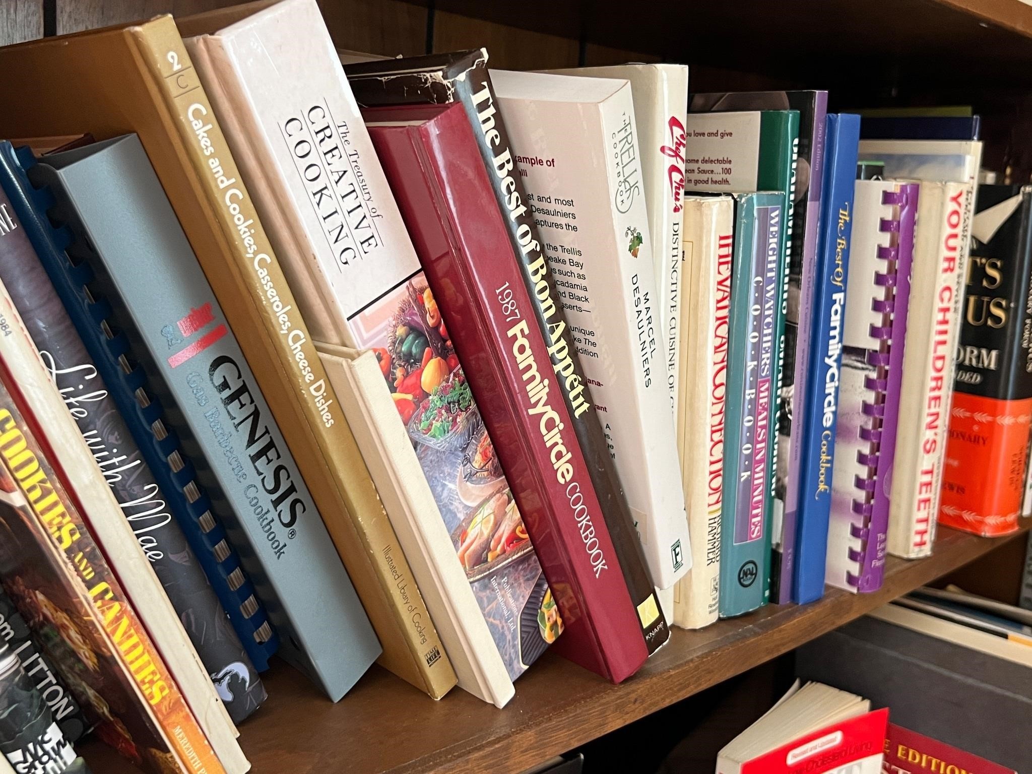 Collection of Books Mostly Cookbooks