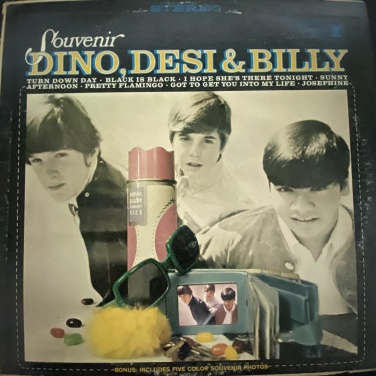 DINO DESI BILLY SOUVENIR VINTAGE RECORD ALBUM