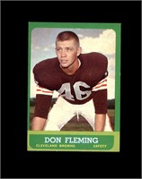 1963 Topps #22 Don Fleming SP EX to EX-MT+