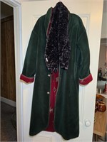 Reversible fleece coat w/ Croft & Barrow scarf