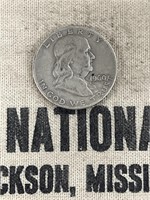 1960 Franklin Half Dollar 90% Silver