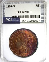1898-O Morgan PCI MS-65+ Incredible Color