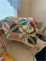 Handmade Quilt and Stand