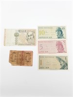 Small paper currency: Kingdom of Italy 1 Lira, 100