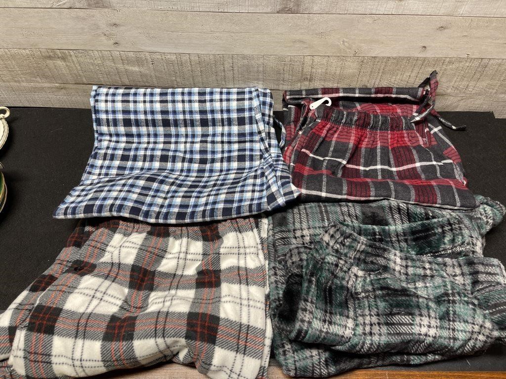 4 New Pairs Size XL/L Pajama Pants