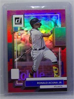 Ronald Acuna Jr 2022 Donruss Red Foil